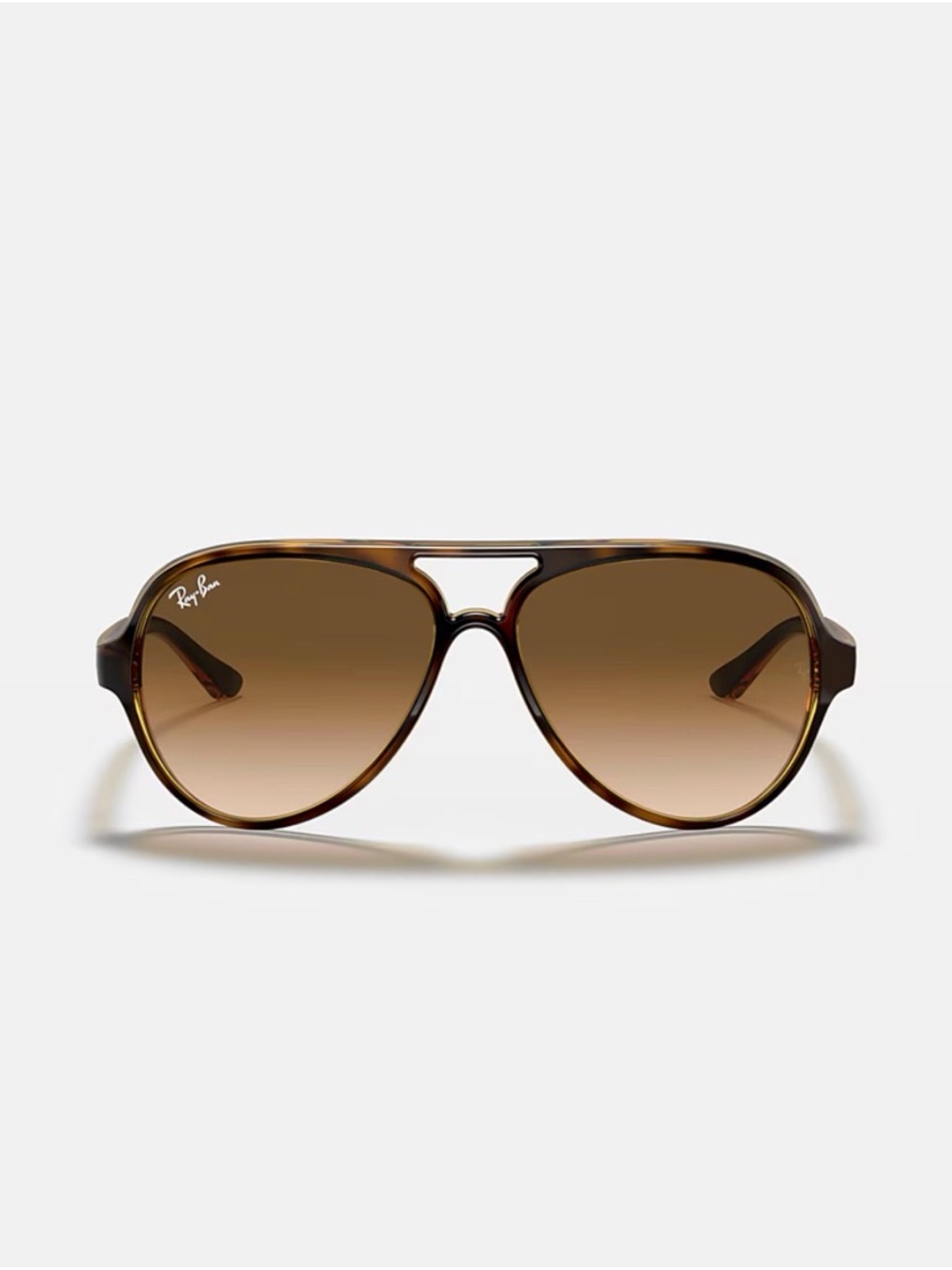 Ray-Ban Men’s RB 4125 Aviator Sunglasses - Brown Lenses - Picture 2 of 7